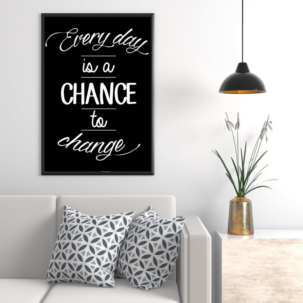 Obraz z motywacyjnym hasłem Nowoczesny wydruk na ścianę Płótno Plakat Moda Kreatywny obraz na prezent Biuro Salon Wystrój domu