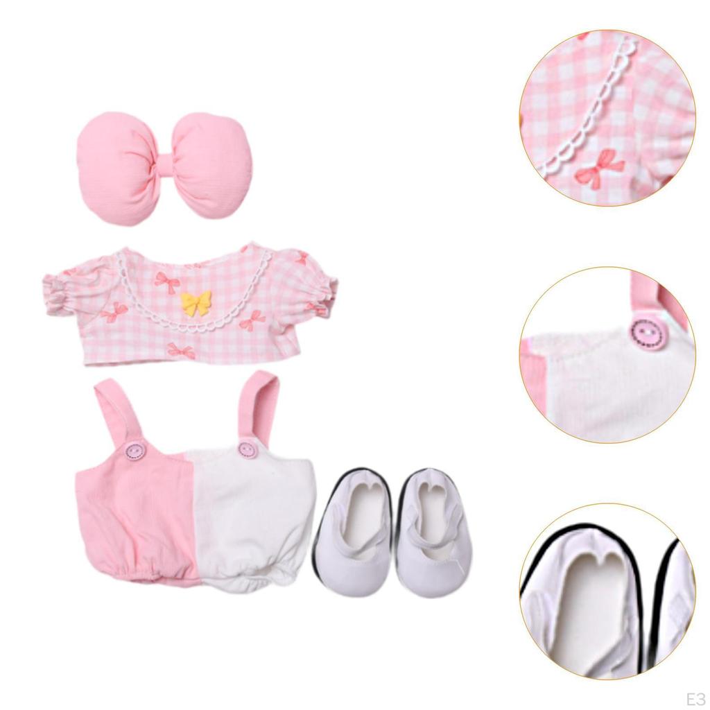 14.96in Doll Clothes Cute Suit,DIY,Shoes,Fashion Dress up Accessories