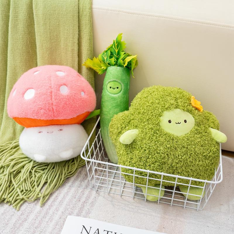 Cartoon Vegetable Plush Doll Children'S Paradise Playhouse Vegetable Props Amusement Park Toy Throw Pillow