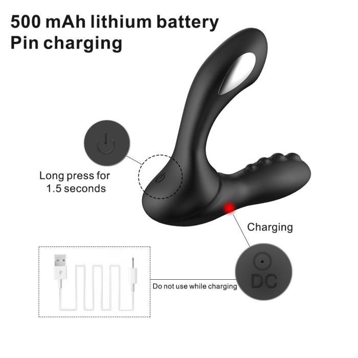 Sex Toy - Anal Vibrator - Soft Silicone - Prostate Stimulation - Multi-functional