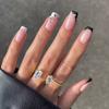24Pcs Love Ballerina Press On Nails Set Full Cover Artificial Fake Nails Professional Adhesive Free False Nail Art