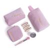 Velvet Cosmetic Flannel Bag Set: Hand-held Makeup, Lipstick & Travel Toiletries Storage