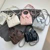Pu Portable Shirt-Style Shoulder Bag Women  Versatile Crossbody Bags Zipper Handbag High Quality Tote Commuter Bags Gifts
