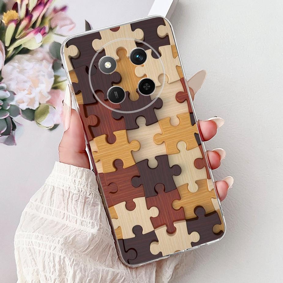 For Honor Magic 7 Lite Case BRP-NX1 2025 New Luxury Painted Cover Clear Silicone Soft Slim Phone Case For Honor Magic7 Lite Bags