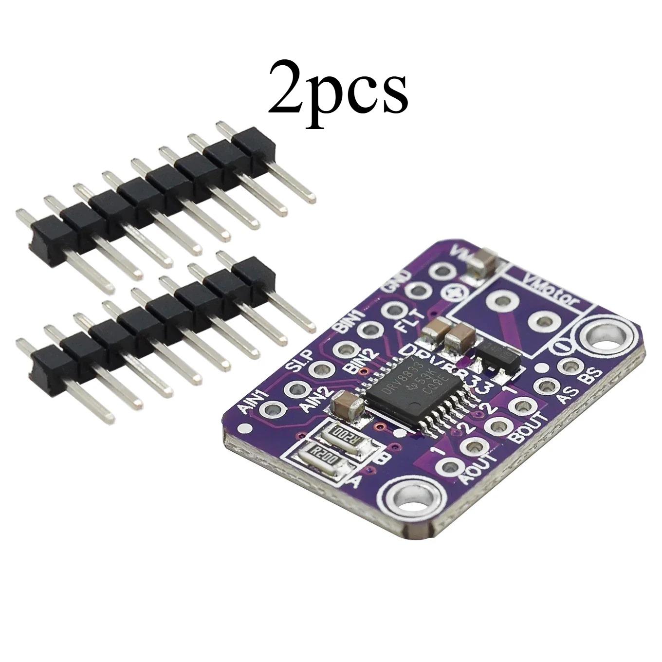 

DRV8833 Driver Module 2 Channel DC Stepping Motor CJMCU-8833 Control Module H-Bridge Driving Board 2.7-10.8V