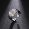 Viking Celtics Knot Ring Spiral Triskele Triangle Adjustable Rings Amulet Stainless Steel Men Women Jewelry Valentine'S Day Gift