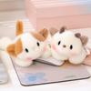 6 Styles Cuddly Lying Prone Cartoon Animal Plush Toys Soft Fluffy Panda Dog Bear Doll Lovely Desktop Pets Kawaii Gift To Girls