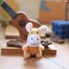 Plush Donkey Cute Keychain Stuffed Animal With Pp Cotton Fill For Gift Kids