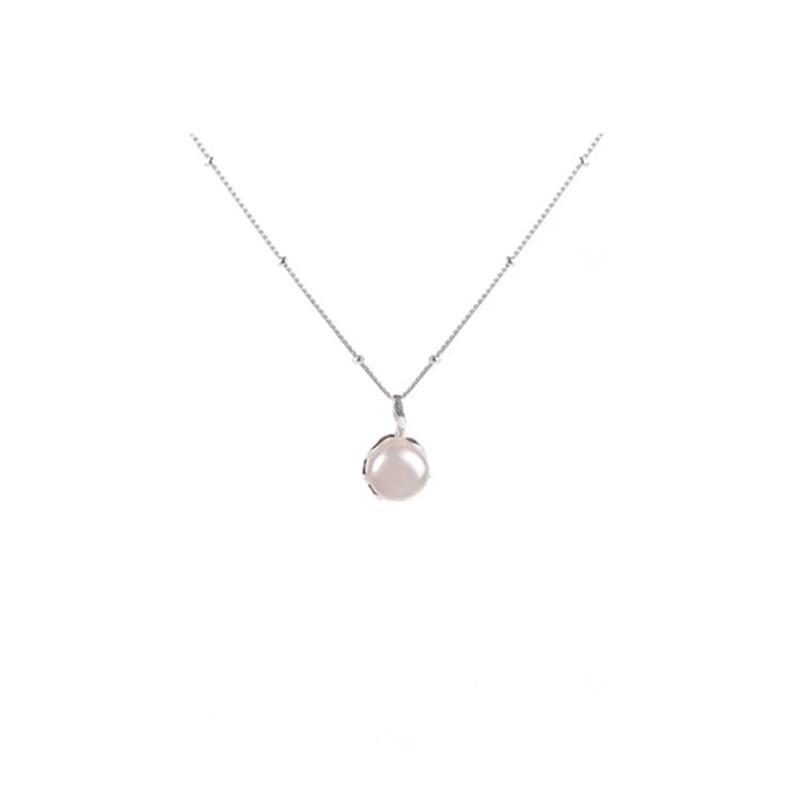 Elegant Women s Pearl Pendant Necklace – Light Luxury, High-End Gift for Girlfriend