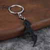 Zinc Alloy Key Holder Bat Dart Keychain, Car Ring for Keychain Men, Handbags Backpacks Charm Decorative Accessory Halloween Lightweight Bag Charms