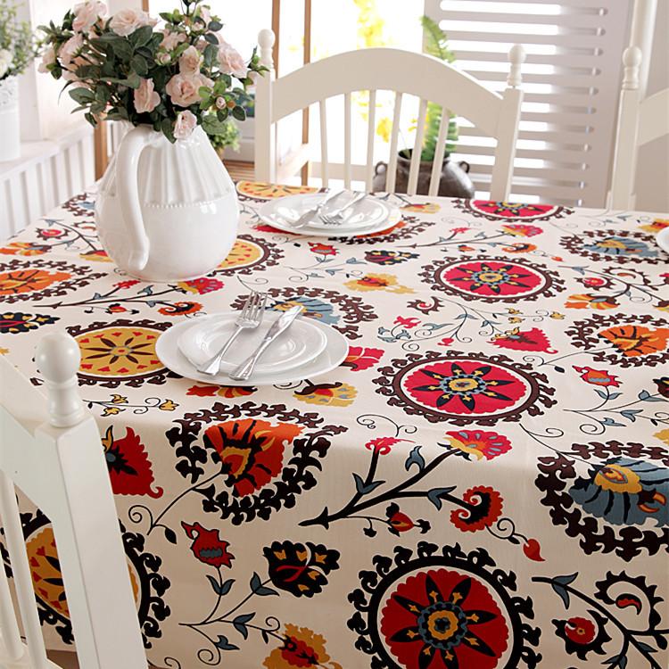 

Source Famous Style Cotton Thickened Canvas Sun Flower Coffee Table Tablecloth Dining Table Cloth 60X60CM