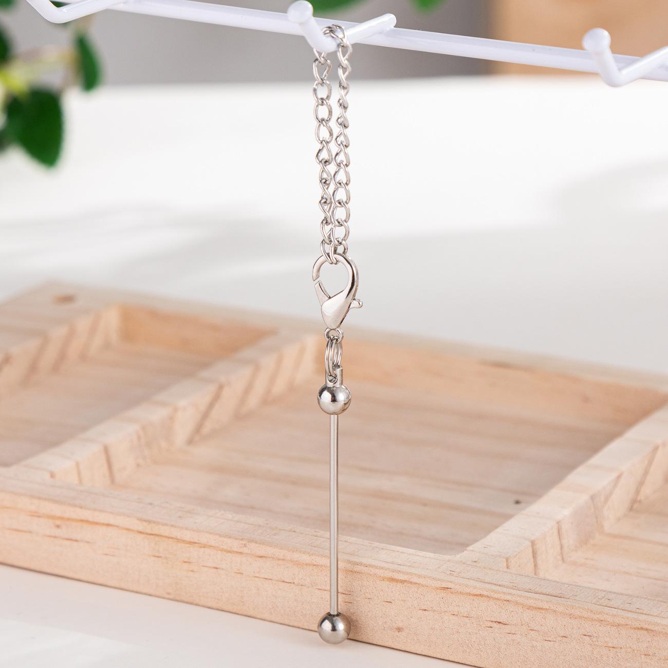 

3 шт. з пінами для вушок, намистини, пряжка, DIY застібка-лобстер, новий бісерний брелок, підвіска для сумки, фурнітура