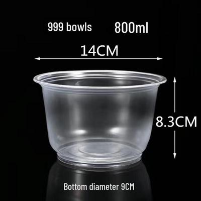 Bols ronds en plastique jetables Shixun 999