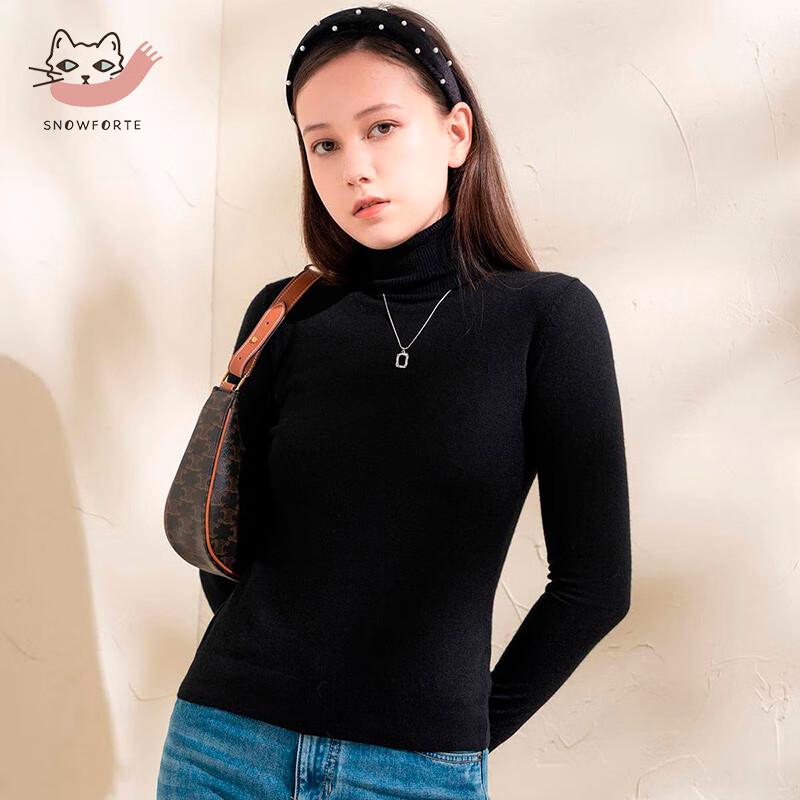 

Женский свитер Sinovde из 100% кашемира, весенний, однотонный, тонкой вязки W16-120 M/100