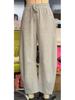 2025 European & American Women's Summer Sports Drawstring Nine-Point Sweatpants