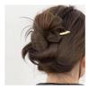 Kanzashi Hair Stick for Japanese Traditional Wear, Kimono, Yukata - Simple Alloy Hair Accessory for Women (Gold02)