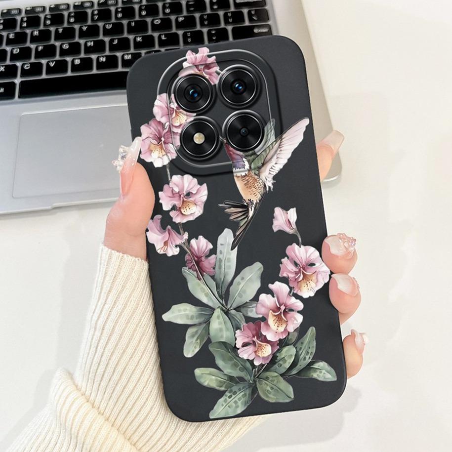For Xiaomi Redmi Note 14 Pro 5G Case Popular Flower Marble Soft Candy Silicone Phone Back Cover For Redmi Note 14 Pro Plus Funda