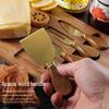 4-Piece Acacia Wood Cheese Board & Stainless Steel Knife Set