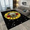 Guns n'roses band retro print carpet fashion home decoration non -slip carpet photography propsmal area rug birthday gift