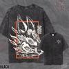 Aki Hayakawa Fox Devil Chainsaw Man Pump Cover Oversized Vintage Wash Heavyweight Tee