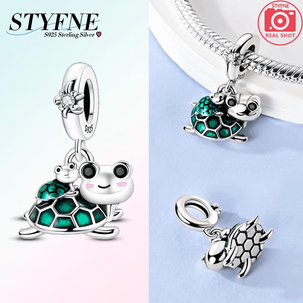 Charms Plata Originales Butterfly Turtlebeads For Charms Genuine Copper Bracelet Beads Jewellery Producing Women'S Present