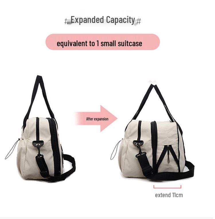 Large-Capacity Unisex Travel Handbag: Lightweight for Short Trips and Fitness