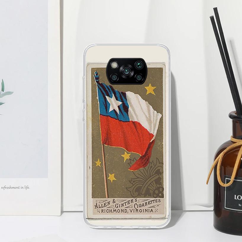 Chile Flag Phone Case For Xiaomi Poco X7 X6 X5 M7 M8 Pro F7 Ultra Redmi 15C 15 13C 13 12C 12 10 10C 10A Art Fundas Poco X7 X6 X5