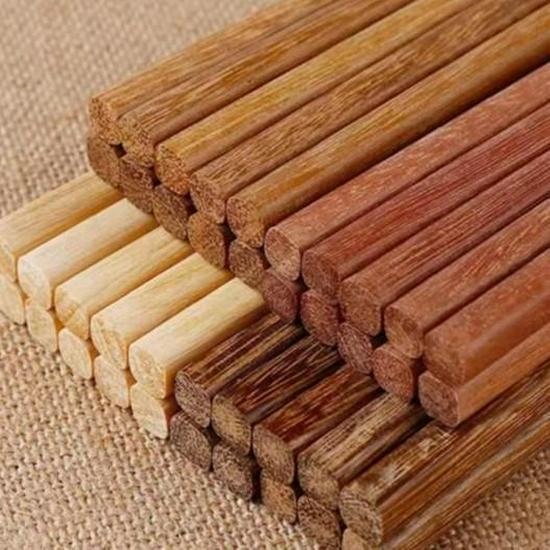 Free Shipping: Mold-Proof Red Sandalwood & Chicken Wing Wood Chopsticks - Non-Deforming, Non-Slip, High-Temperature Resistant