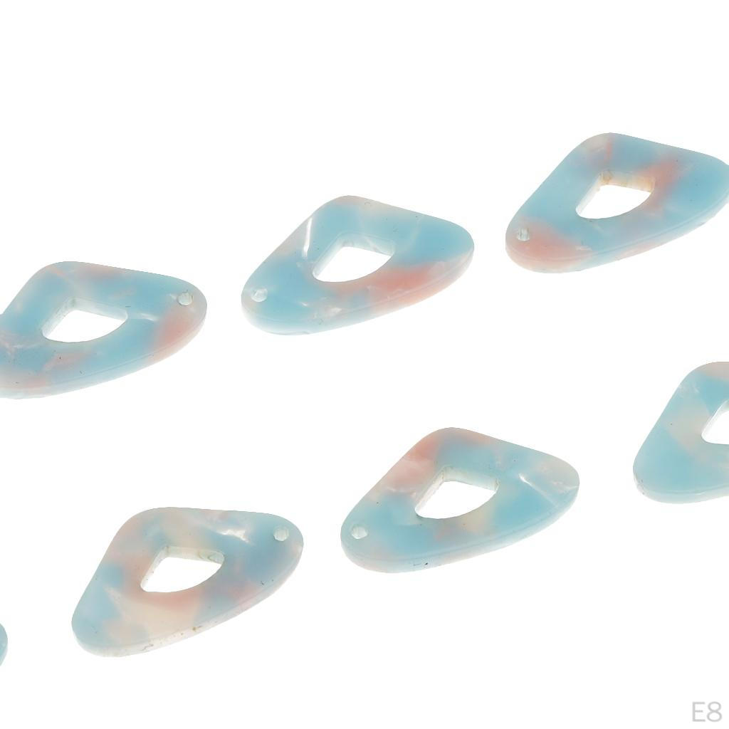 10 Pieces Acrylic Charms Pendants DIY