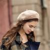 Women Girl Vintage Elegant Pearl French Artist Cap Warm Wool Painter Hat Beret Hat