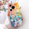 For Huawei Pura 70 Clear Case Aesthetic Luxury Cute Fashion Flowers Funny Painted Casing For Huawei ADY-LX9 ADY-AL00