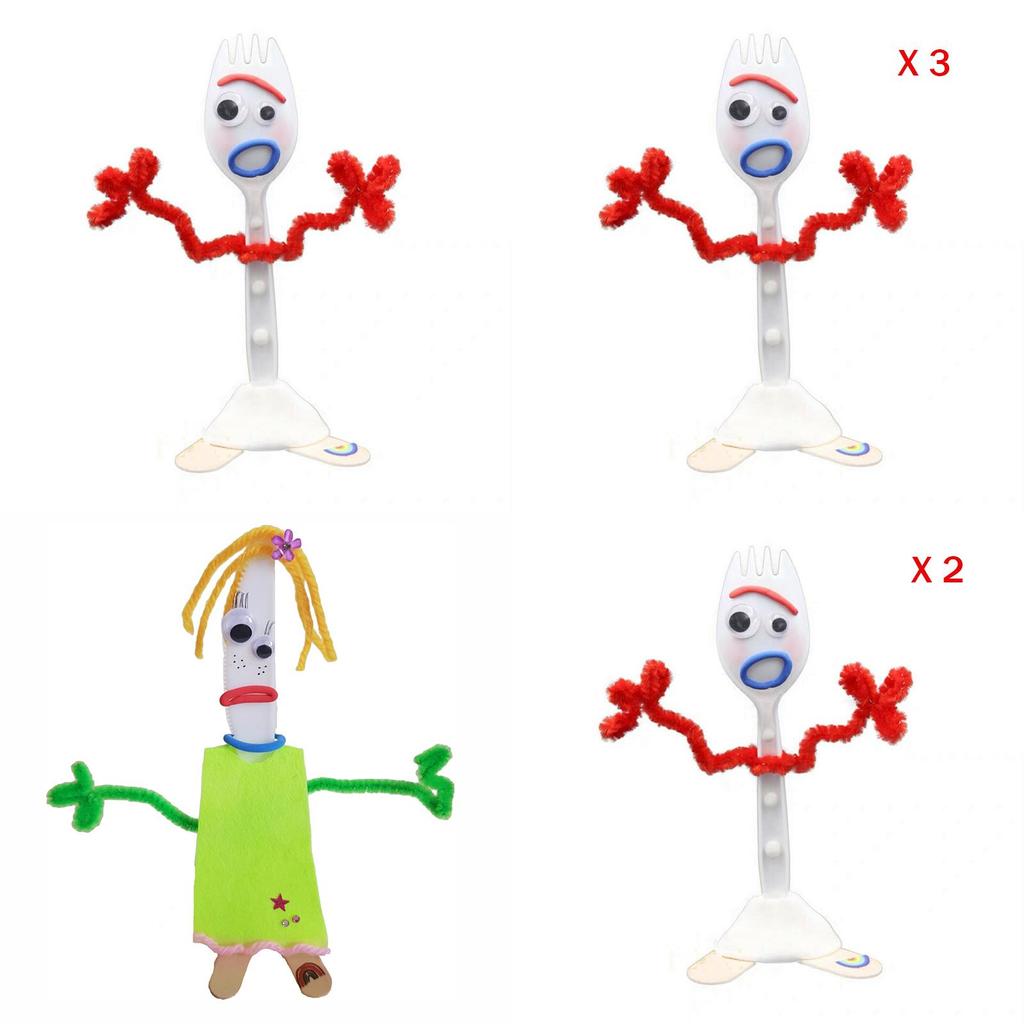 Toy Story 4 Creativity Make Your Own Forky And Knife Diy Kit For Endless Fun