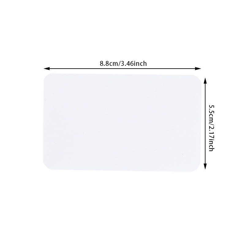 100 Stück Leere Notizkarten DIY Bastelkarton Kleine Visitenkarten Kleine Lesezeichen für Feiertag Geburtstag