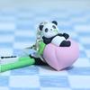 Collectible Cartoon Panda Plush Keychain In Multiple Fruit Designs With Super Fill Soft