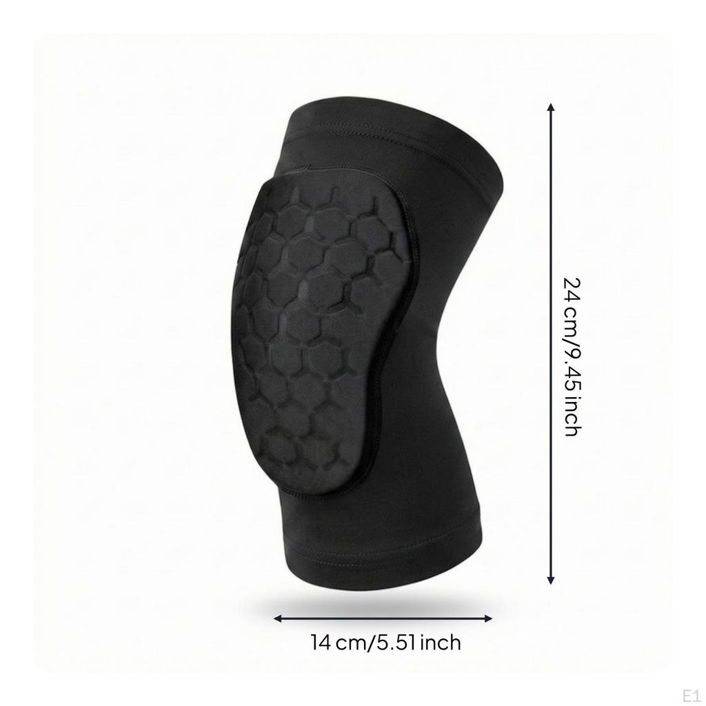 Knee Pad with Silicone NonSlip Highflexible Equipment for Children, Adolescents,