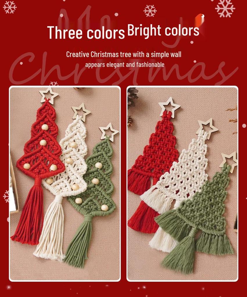 Julgranstapetseringskit: Gör-det-själv Handgjort Hängande Väggdekoration & Prydnad Set