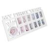 Newborn Photo Frame Durable Polished 12 Small Picture Frames Record Baby"s Monthly Growth Baby