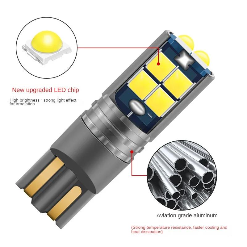 2BUC/T10 LED Universal W5W LED Becuri Auto 3030 10SMD W5W Led Canbus 194 168 Lampă de Lectură Interioară Auto cu Pană Lumină de Gabarit 12V