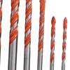 7 Pcs 3, 4, 5, 6, 8, 10, 12mm Multi-Material Drill Bits