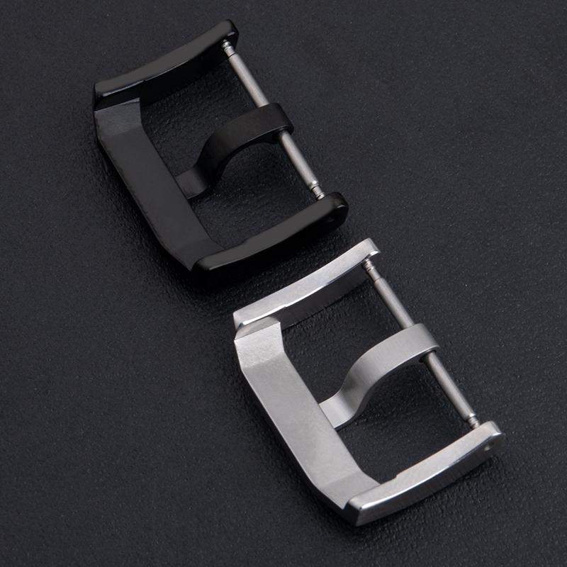 20mm Stainless Steel Pin Buckle Black Silver Quality Watch Clasp Fit For TAG Strap For Heuer watchband Wristband Acessories
