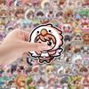 100 Pieces of Cute Little Girl Stickers Pack Mobile Phone Water Cup Waterproof Decorative Stickers Children's Hand Account Stickers