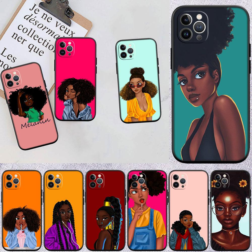 PP11 Black Girl Magic Phone Case for Samsung Galaxy A11 A12 A13 A15 A52S A53 A55 A56 A70 A71 A72 A73 F06 F16 F56 S10 Plus S10e