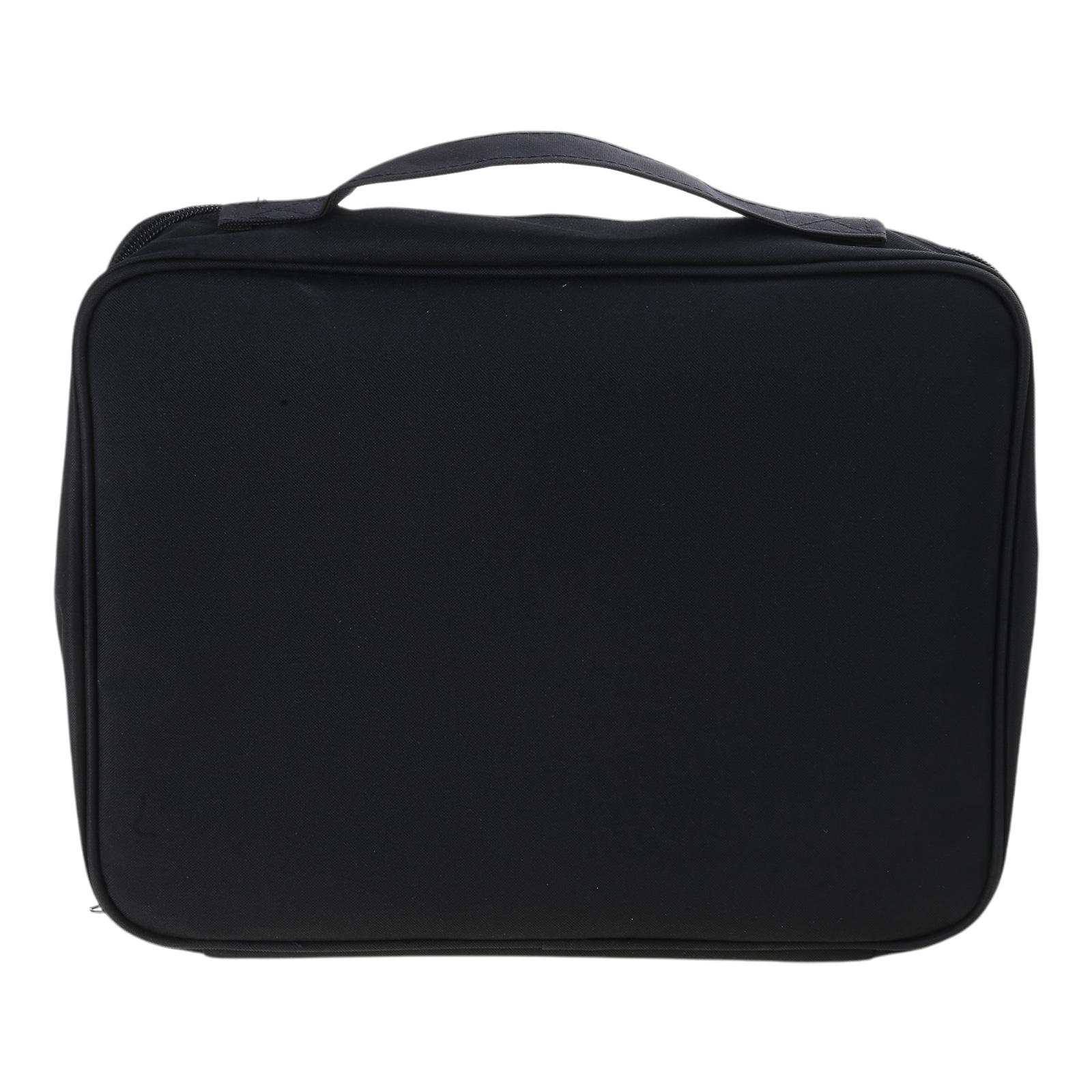 

Папка-дисплей для эмалевых значков с 6 страницами, портативные органайзеры для коллекции брошей, большая вместимость для домашнего использования чёрный