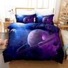 3D Digital, Planet, Space, Earth, Bedding Four-Piece Three-Piece Set Of Sheets