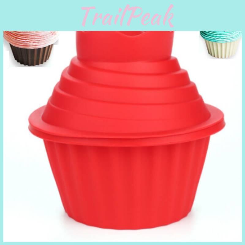 Premium Silicone Big Top Cupcake Mold For Irregular Muffin And Mousse Cakes
