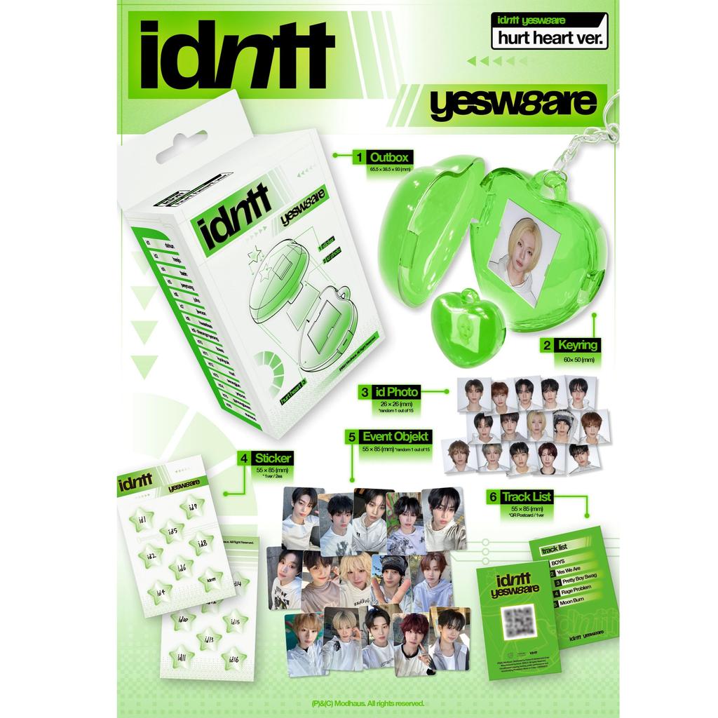 idntt [yesweare] Mini Album (hurt Heart Ver.)
