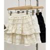 Ballet-Style Patchwork High-Waisted A-Line Midi Skirt - Slimming Spring Fashion for Women