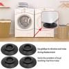 Anti Vibration Feet Pads Rubber Legs Slipstop Silent Skid Raiser Mat for Washing Machine Support Dampers Stand Non-Slip Pad