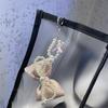 Colorful Keyring Imitation Pearl Beaded Butterfly Phone Chain Stylish Bowknot Charm Keychain Wallet Camera Decoration
