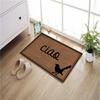 Ciao Bird Italian Doormat for Entrance Funny Rubber Kitchen Mat Garden Garage Door Floor Mat Non-Slip Carpet Entrance Rug